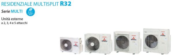 Multisplit unità esterne R32 SCM 30~100 ZS-W serie MULTI - immagine 2