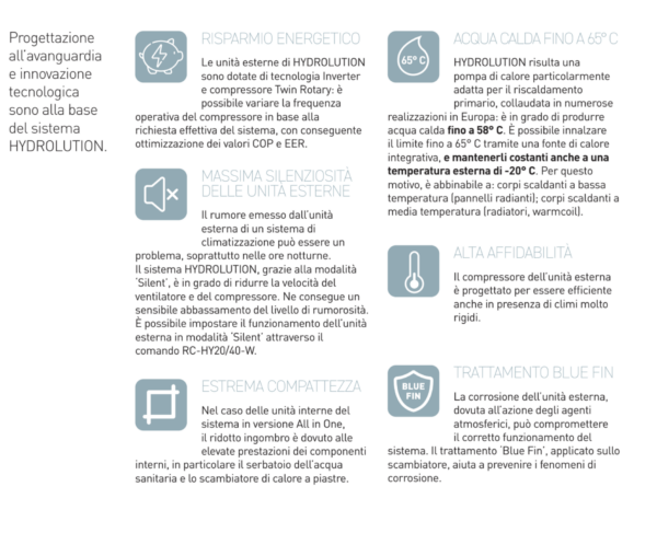 HYDROLUTION SISTEMA MODULARE PER  RISCALDARE, RAFFRESCARE E  PRODURRE ACS - immagine 4